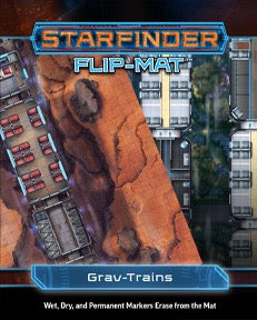 Starfinder: Flip-Mat - Grav-Trains