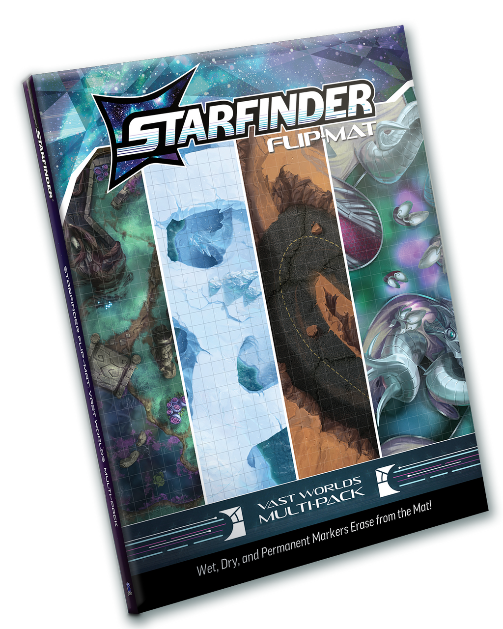 Starfinder: Flip Mat - Vast Worlds Multi Pack