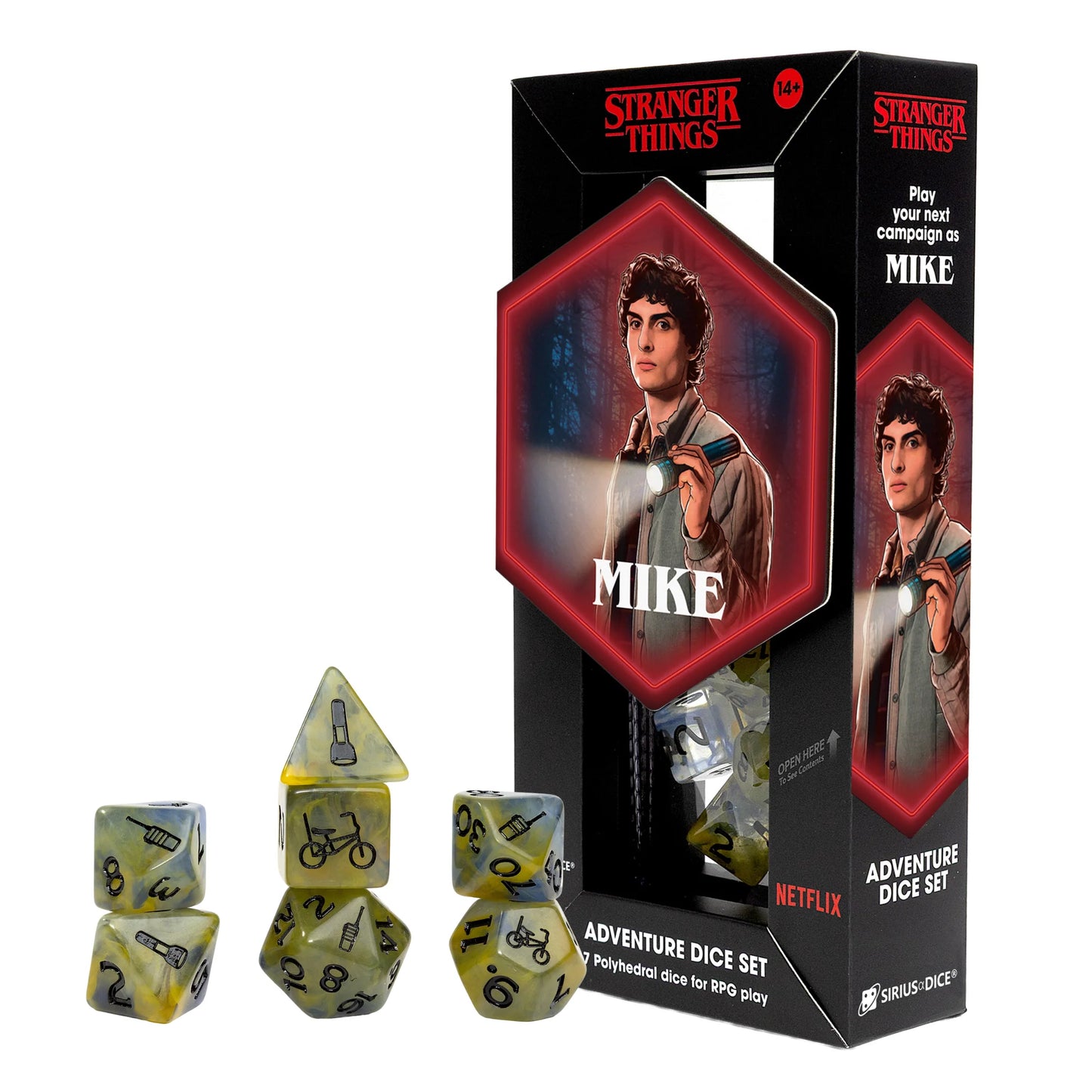 Stranger Things: Mike Adventure Dice Set