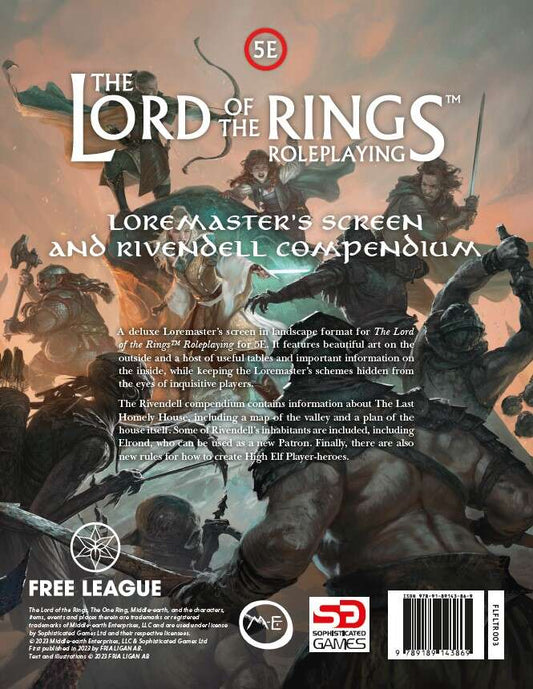 The Lord of the Rings Roleplaying: Loremaster's Screen and Rivendell Compendium (5E)