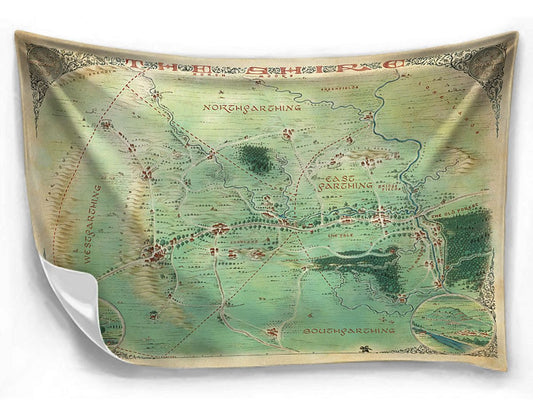 The Lord of the Rings Roleplaying Game: Shire Cloth Map