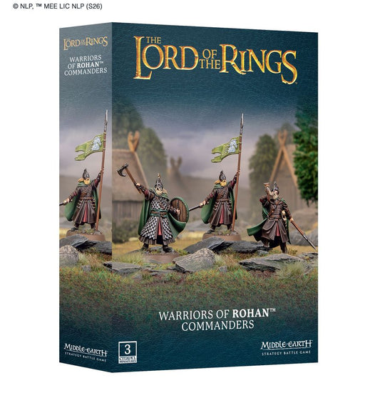 Lord of the Rings: Middle-Earth Strategy Battle Game - Warriors of Rohan Commanders