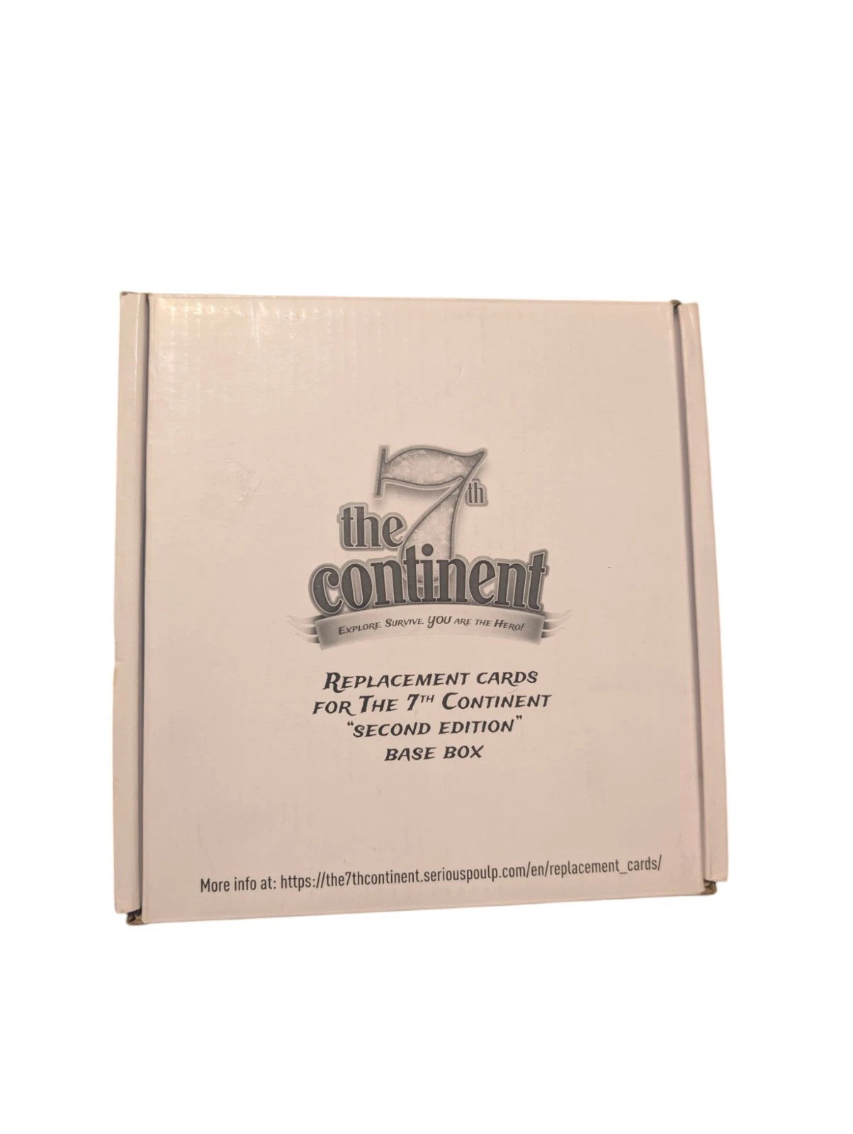 The 7th Continent: What Goes Up, Must Come Down + Rookie/Survivor Gameplay Bundle + Replacement Cards Box