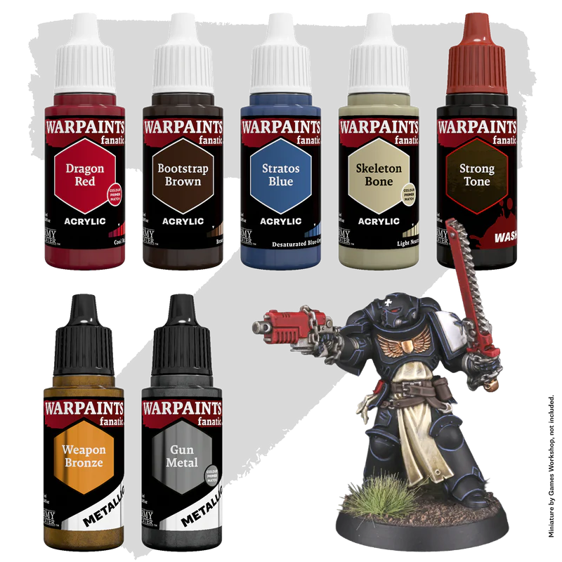 The Army Painter: Black Relic Armour - Combat Se7ens Army Paint Set