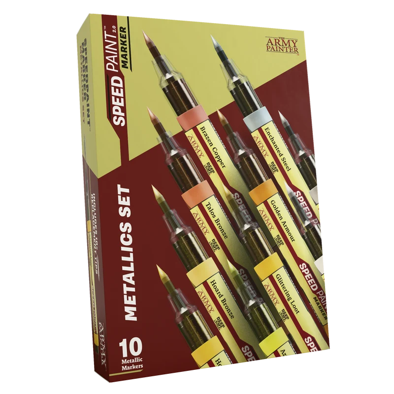 The Army Painter: Speedpaint Marker - Metallics Set