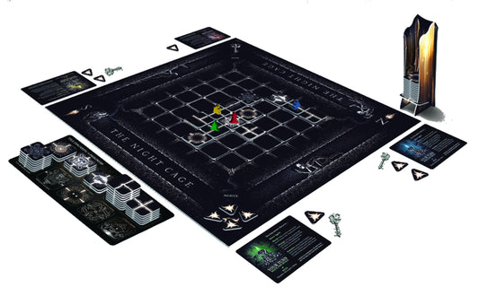 The Night Cage: Double-Sided Base Game Neoprene Playmat