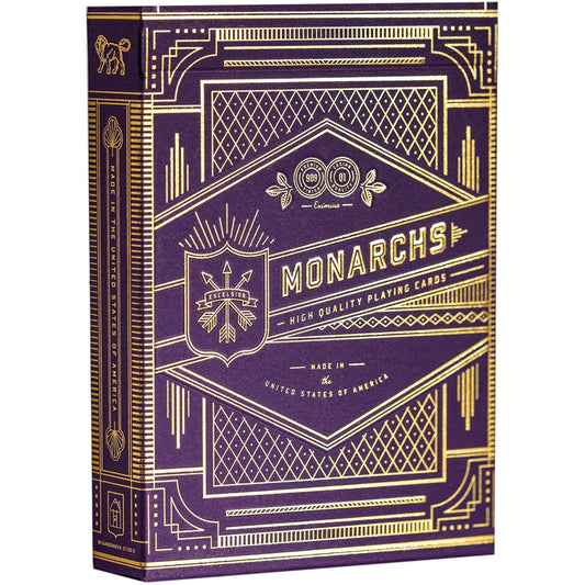 Theory 11 Purple Monarchs Playing Cards