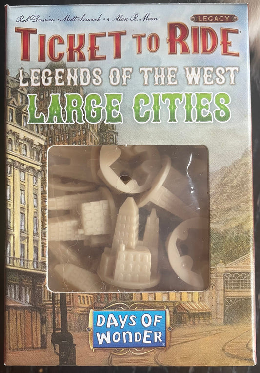 Ticket to Ride: Legends of the West - Large Cities