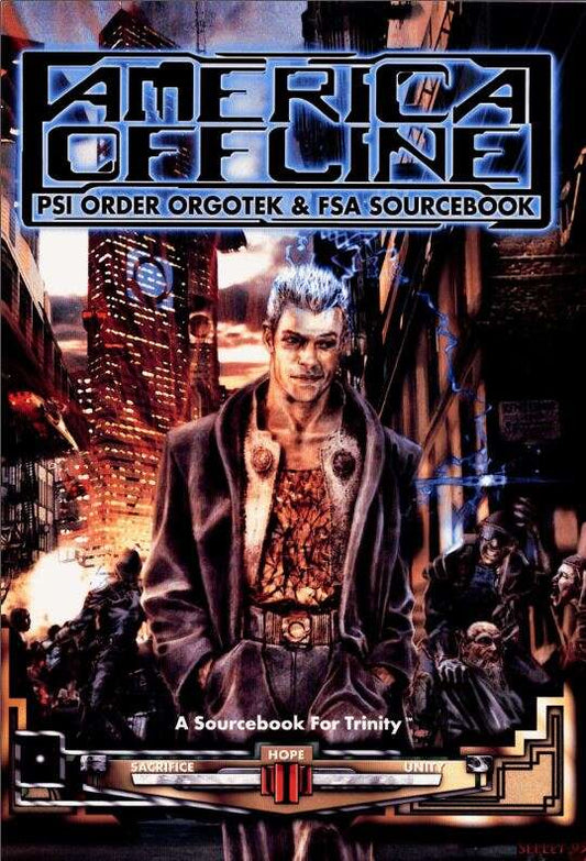 Trinity: America Offline - Psi Order Orgotek & FSA Sourcebook