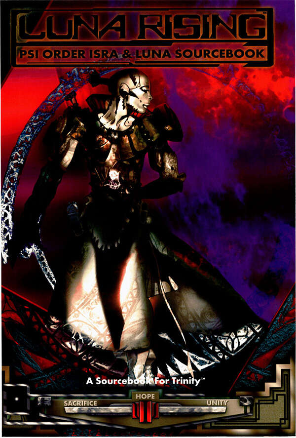 Trinity: Luna Rising - Psi Order ISRA & Luna Sourcebook