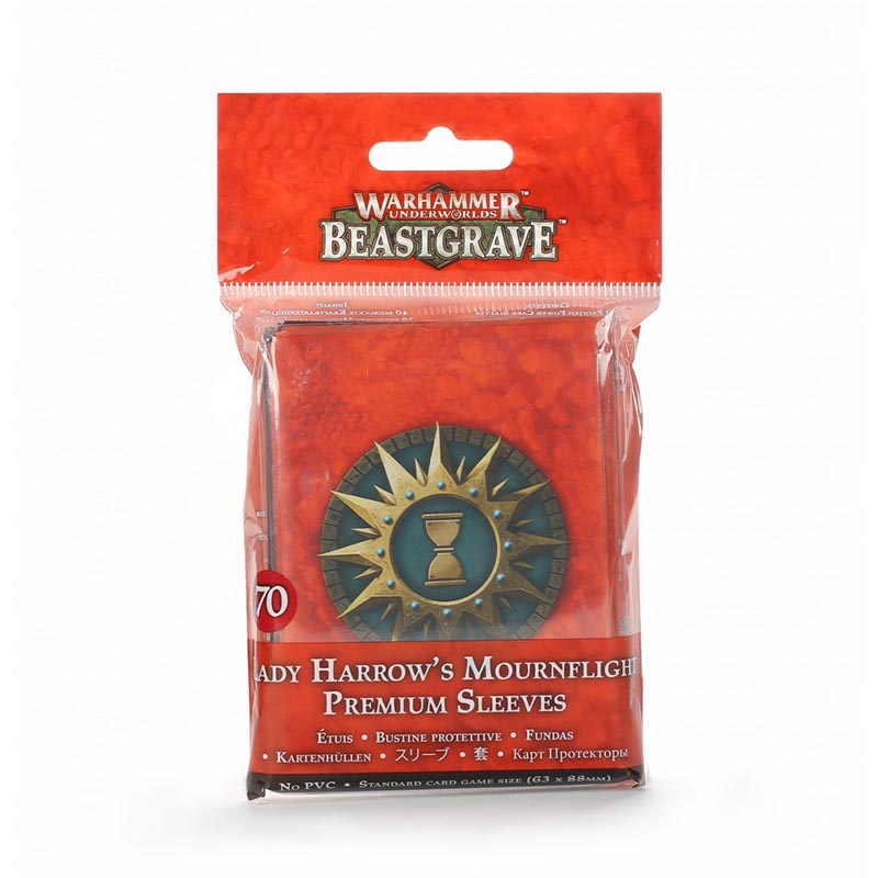 Warhammer Underworlds: Beastgrave - Lady Harrow's Mournflight Premium Sleeves