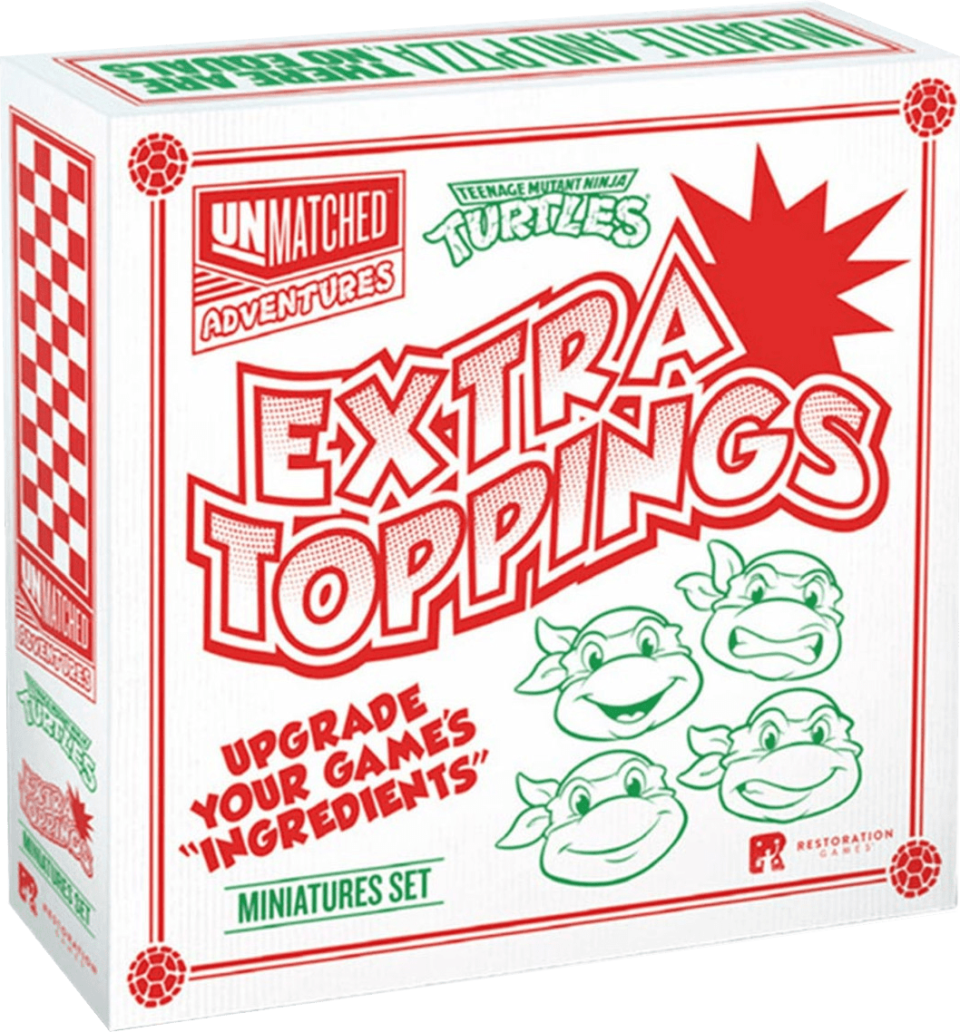 Unmatched Adventures: Teenage Mutant Ninja Turtles - Extra Toppings Miniatures Set