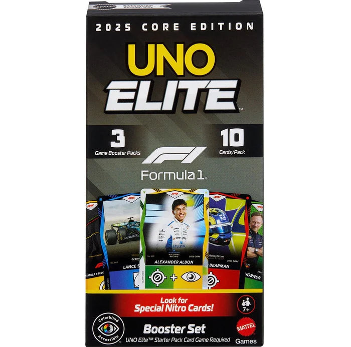 UNO Elite: Formula 1 - 2025 Core Edition Booster Pack