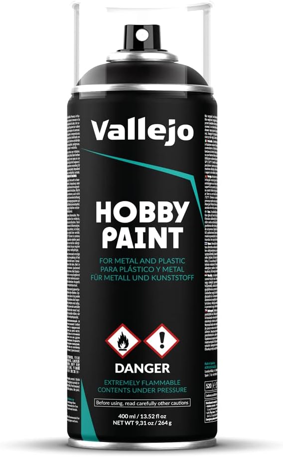 Vallejo: Black Hobby Paint Spray