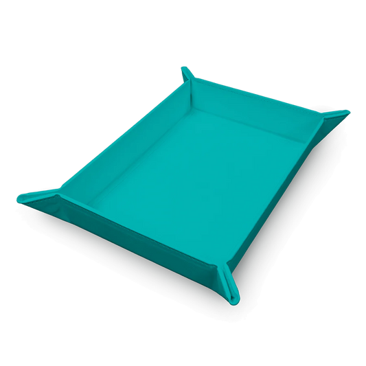 Vivid Teal Magnetic Foldable Dice Tray