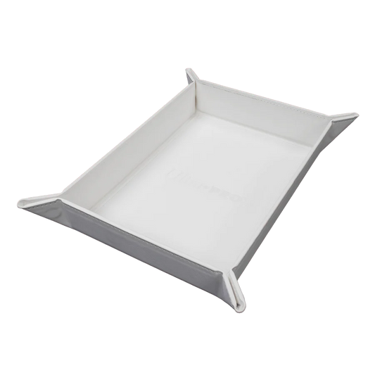 Vivid White Magnetic Foldable Dice Tray