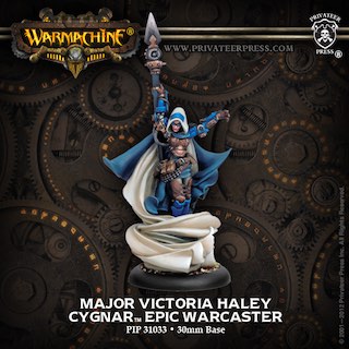 Warmachine: Cygnar - Major Victoria Haley