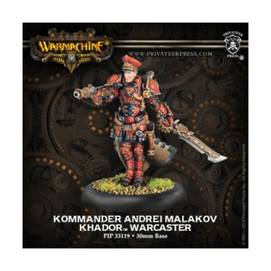 Warmachine: Khador - Kommander Andrei Malakov