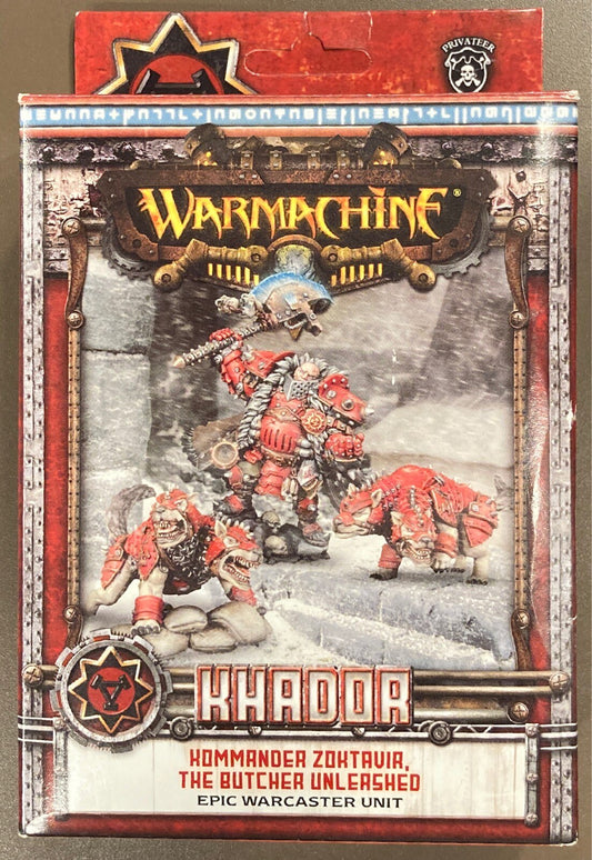 Warmachine: Khador - Kommander Zoktavir, the Butcher Unleashed