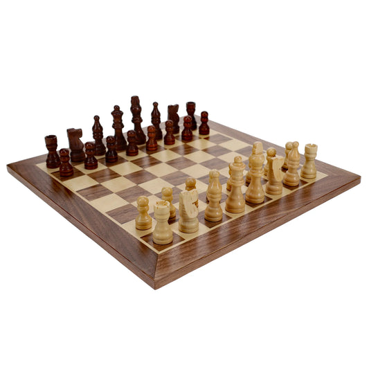 Chess Set 12" Walnut