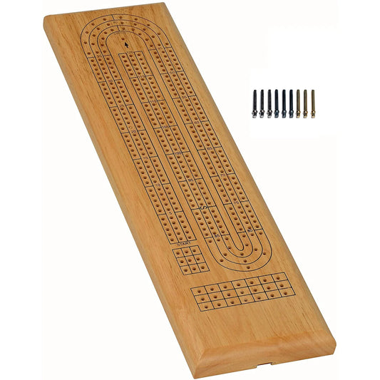Cribbage 3-Track Oak