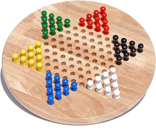 Chinese Checkers (11 1/2" Wood Board)