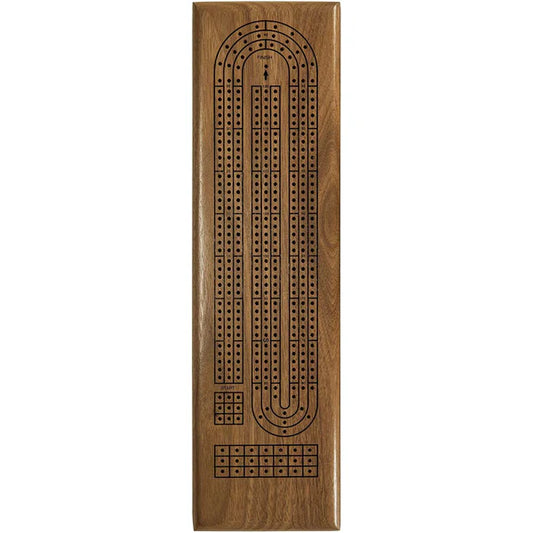Cribbage 3-Track Board (Walnut)