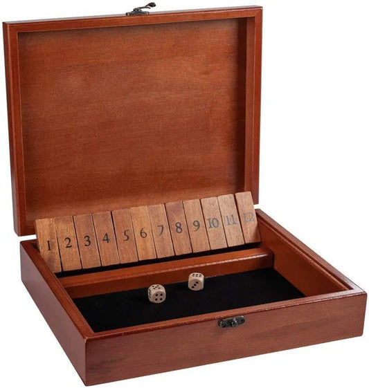 Shut the Box (Natural Wood Box with Lid)
