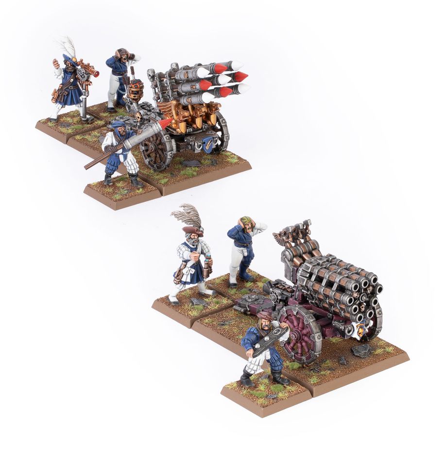 Warhammer: The Old World - Empire of Man: Helblaster Volley Gun & Helstorm Rocket Battery