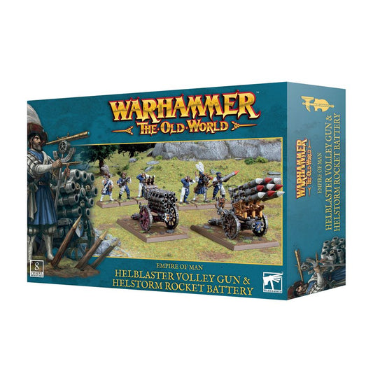 Warhammer: The Old World - Empire of Man: Helblaster Volley Gun & Helstorm Rocket Battery