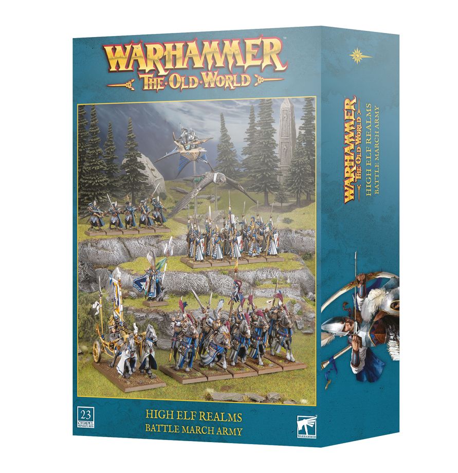 Warhammer: The Old World - High Elf Realms: Battle March Army