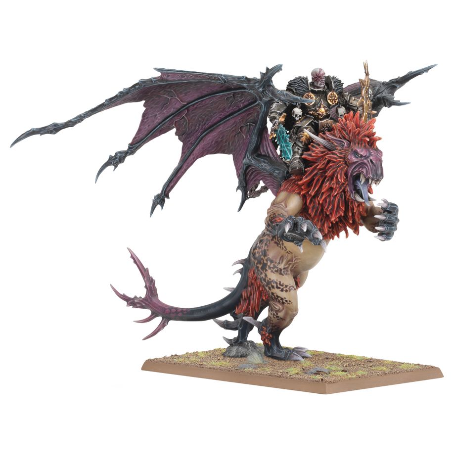 Warhammer: The Old World - Warriors of Chaos: Chaos Lord on Manticore