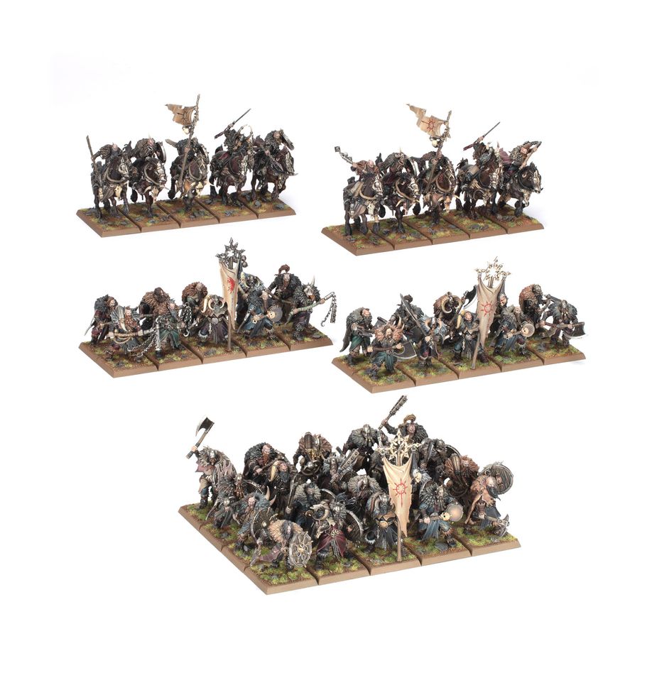 Warhammer: The Old World - Warrios of Chaos: Chaos Marauders Army Reinforcment Set