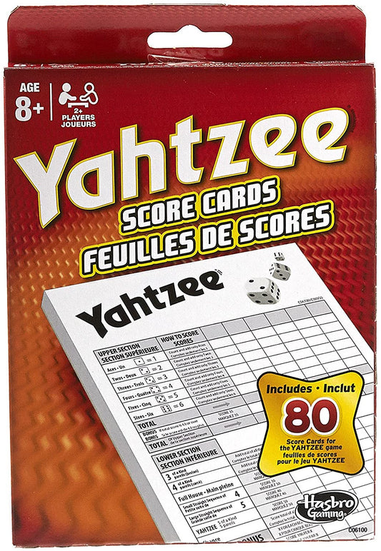 Yahtzee Score Cards