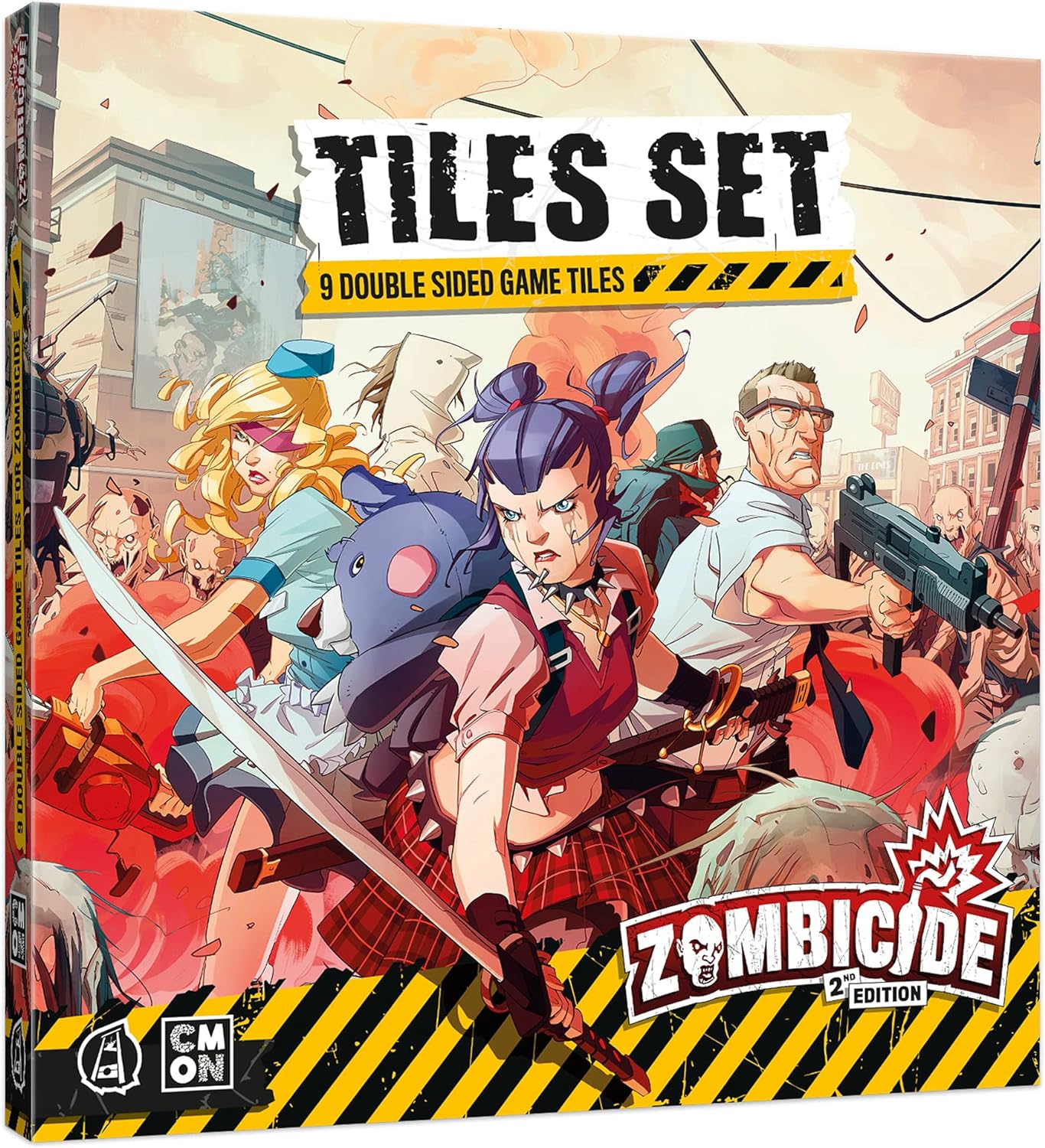 Zombicide 2nd Edition: 9 Double-Sided Game Tiles