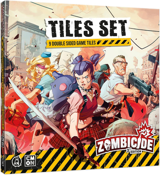 Zombicide 2nd Edition: 9 Double-Sided Game Tiles